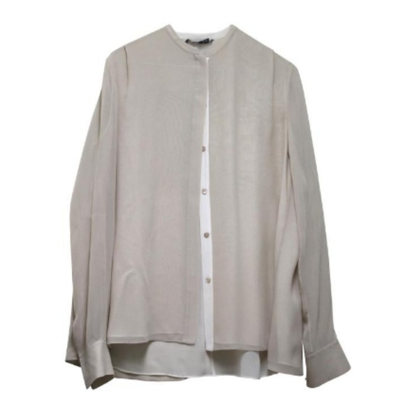 Vince 100% Silk Button-Up - Picture 2 of 8